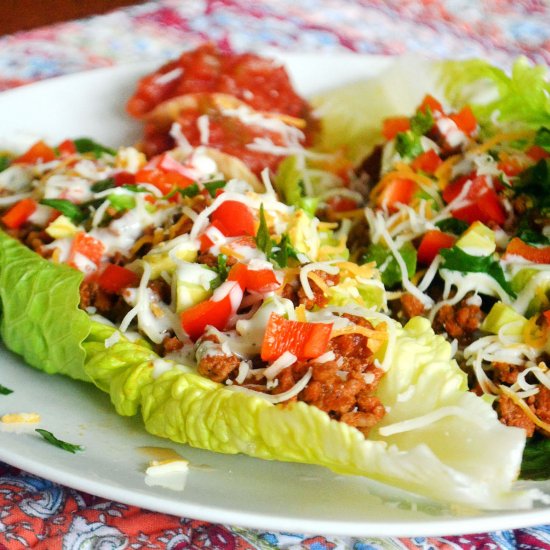 Taco Salad Boats