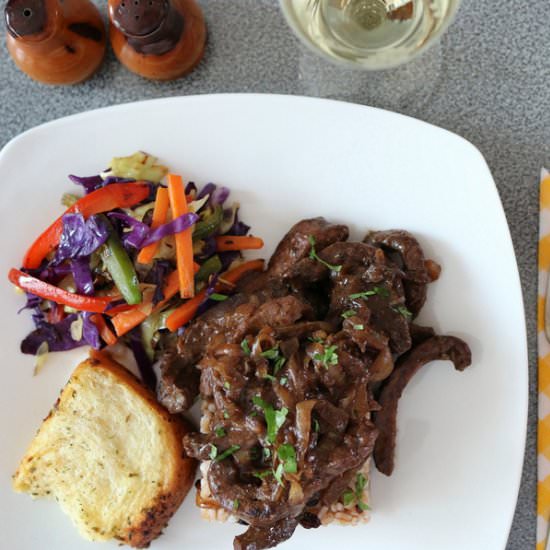 Satiny Sweet-Sour Beef Liver