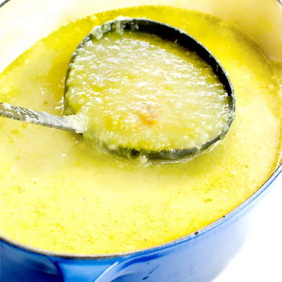 Vegan Potato Leek Soup