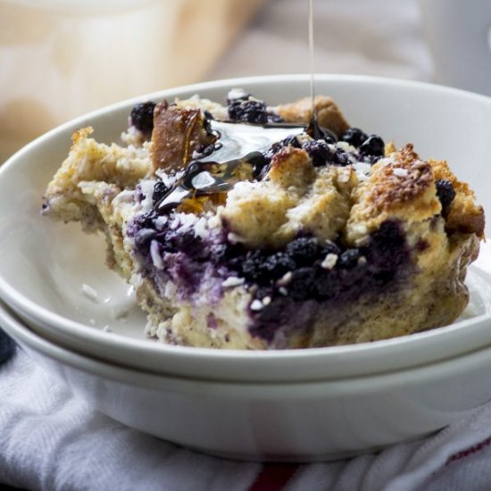 Blueberry French Toast Casserole