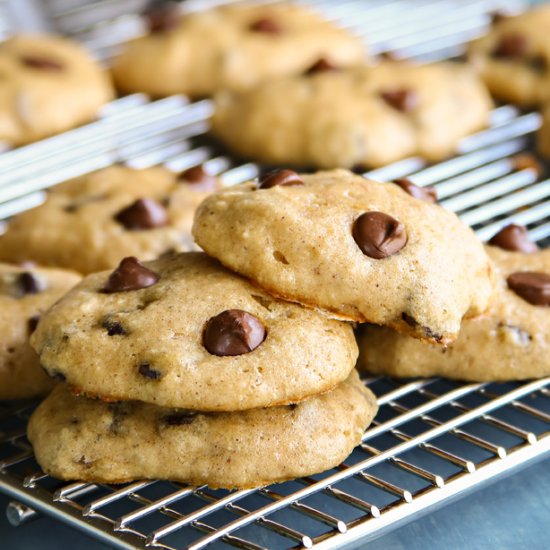 Chocolate Chip Applesauce Cookies