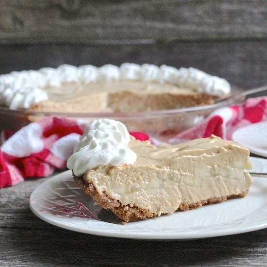 Biscoff Banana Icebox Pie