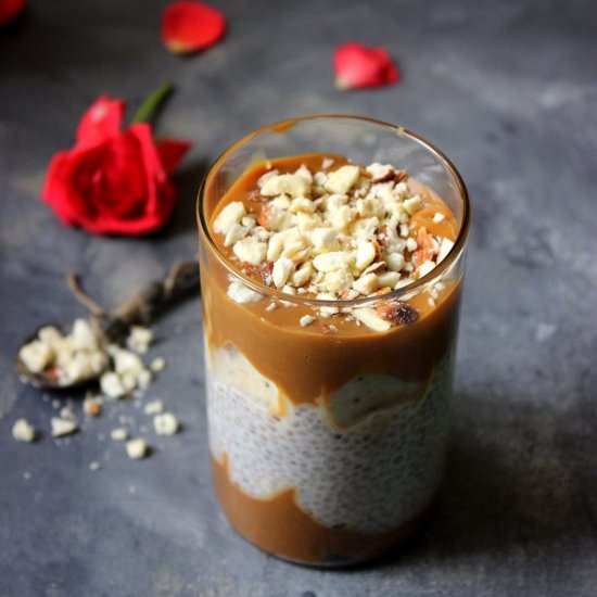 Caramel Chia seed pudding