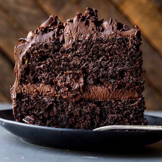 Chocolate Zucchini Layer Cake