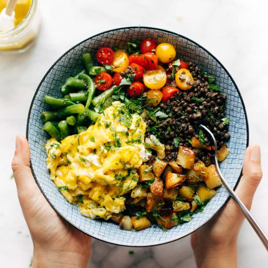 Sunshine Lentil Bowls