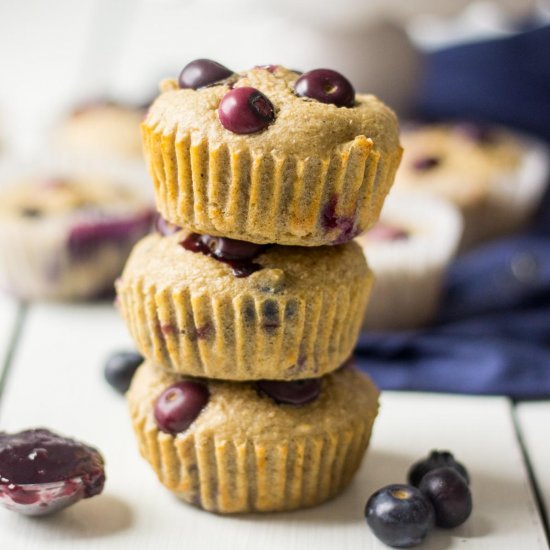 Triple Berry Blender Muffins