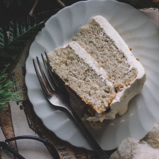 Jasmine Tea Vanilla Soda Cake