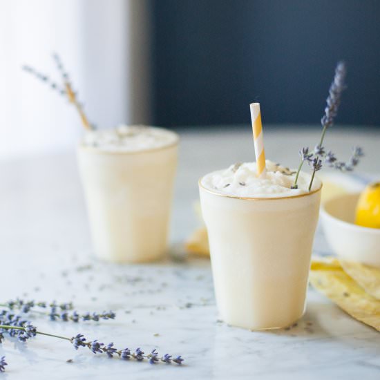 Coconut Lemonade + Lavender Syrup