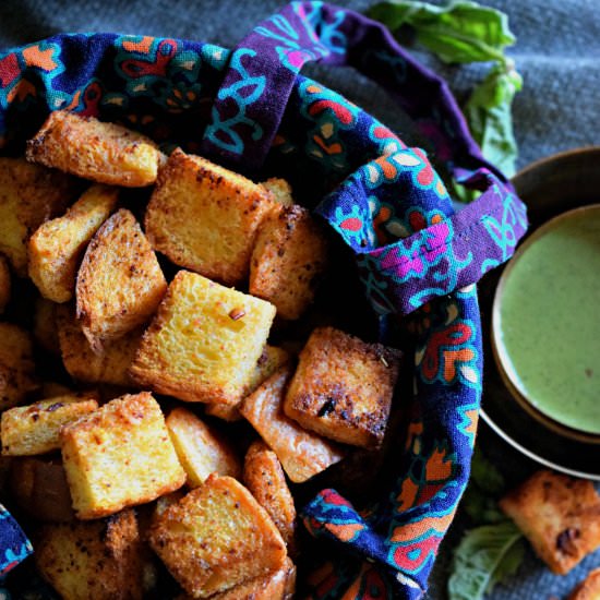 How To Make Flavored Baked Croutons