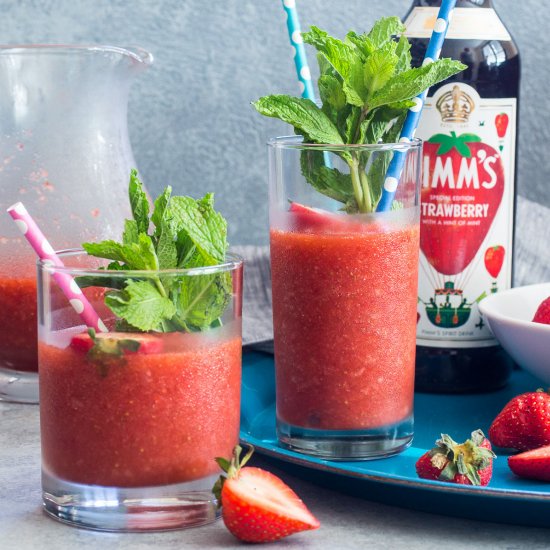 Strawberry Pimms Slush