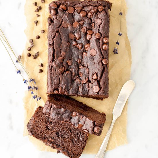 Chocolate Zucchini Banana Bread