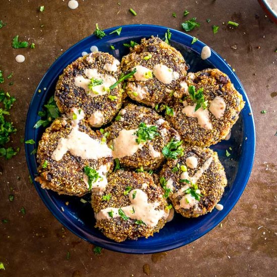 Black Bean and Rice Cakes