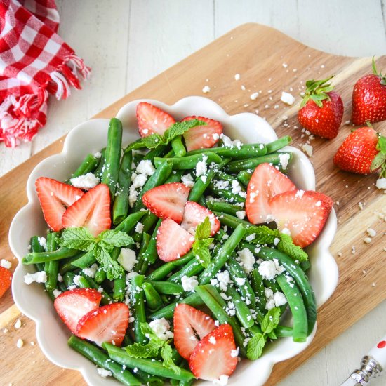 Strawberry & Green Bean Salad