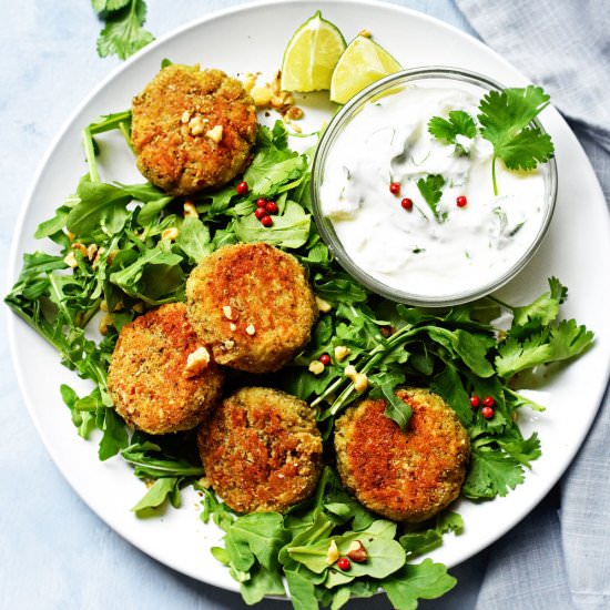 Canned Sardine Croquettes Salad