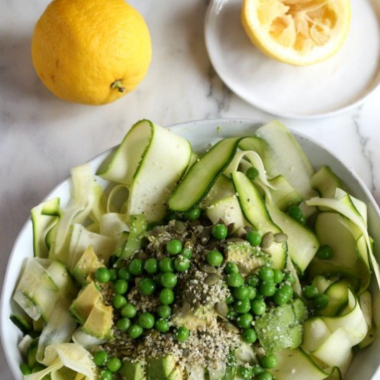 Shaved Zucchini & Spring Pea Salad