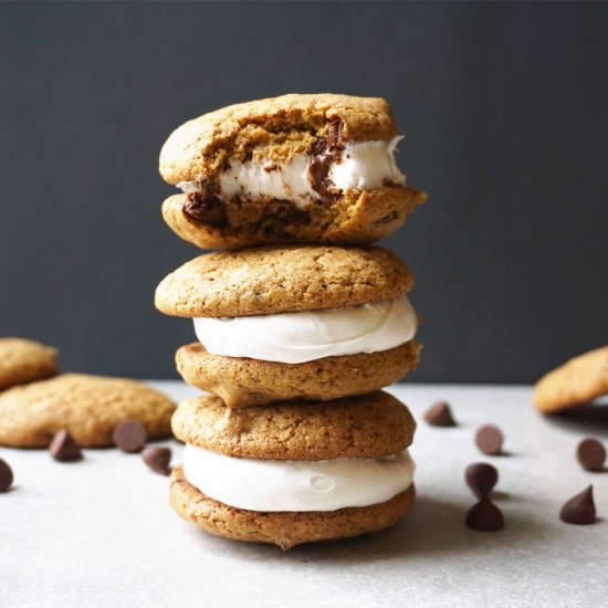 Marshmallow Cookie Sandwiches