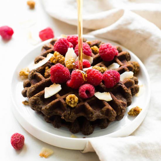 Grain-Free Banana Flour Waffles