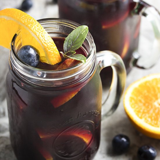 Summertime Blueberry Sangria