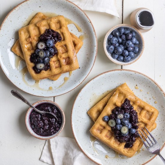 Cornbread waffles