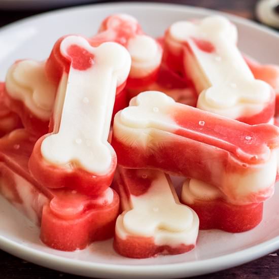 Watermelon Yogurt Frozen Dog Treats