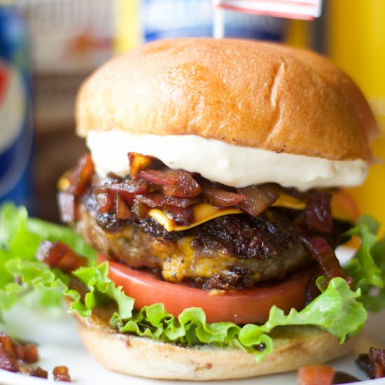 Bacon Cheddar Cheeseburger