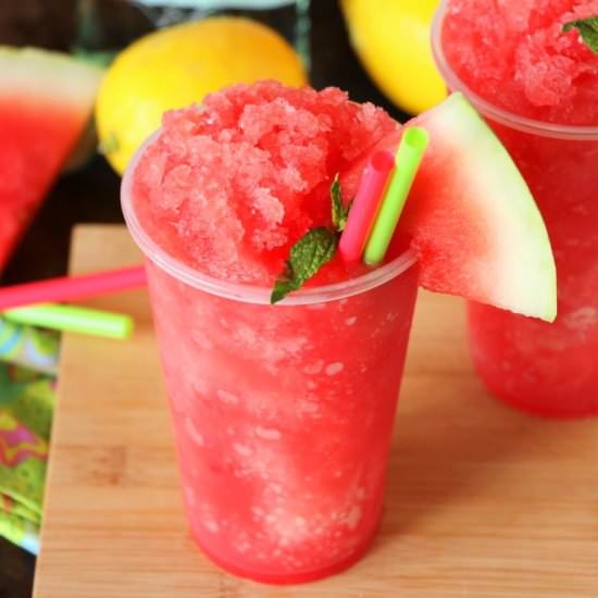 Watermelon Rum Slush