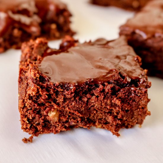 Sweet Potato Peanut Butter Brownies