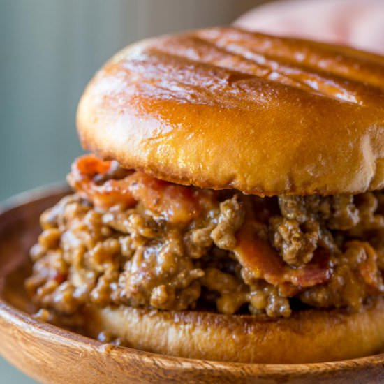 Bacon Cheeseburger Sloppy Joes