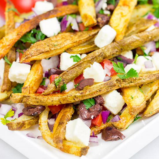 Baked Greek Fries