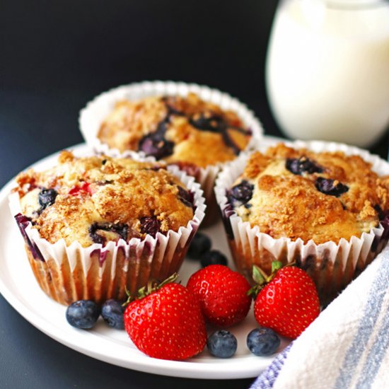 Fruit Explosion Jumbo Muffins