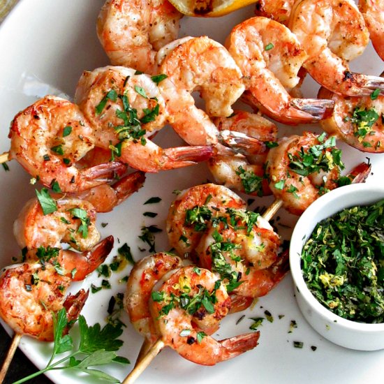 Grilled Shrimp Scampi