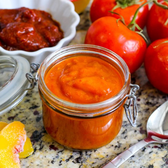 Paleo Peach Chipotle Barbecue Sauce