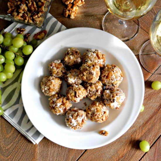 Grape and Goat Cheese Balls