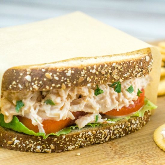 3-Ingredient Chicken Salad Sandwich