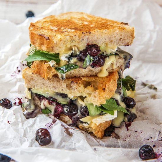 Blueberry Balsamic Grilled Cheese