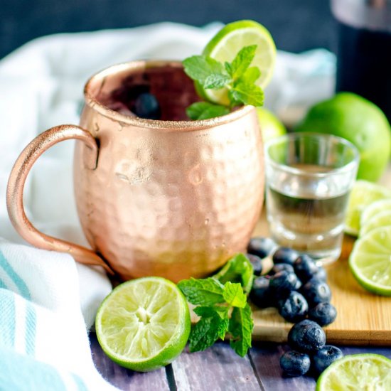 Blueberry Moscow Mule