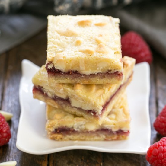 Raspberry White Chocolate Bars