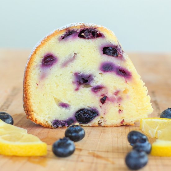 Blueberry Lemon Pound Cake