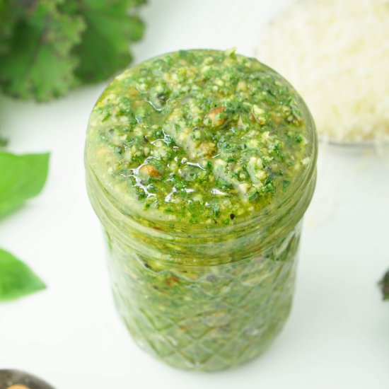 Kale Mixed Nut Pesto