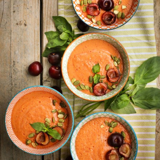 Cherry gazpacho