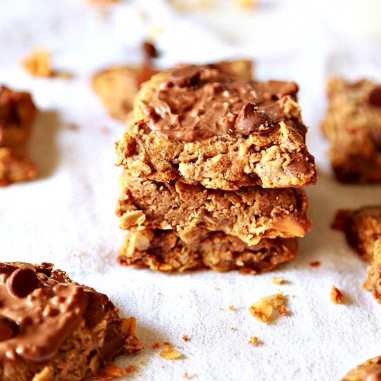 Sea Salt Nut Butter Oatmeal Bars