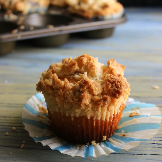 Blueberry Muffins With streusel