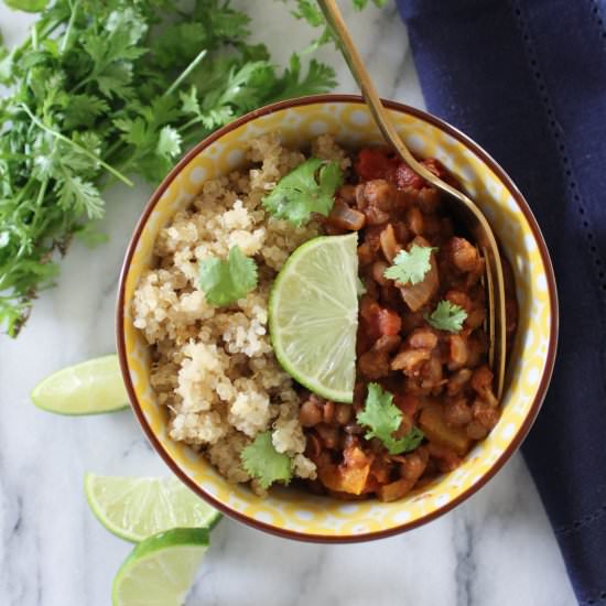 Lentil Picadillo