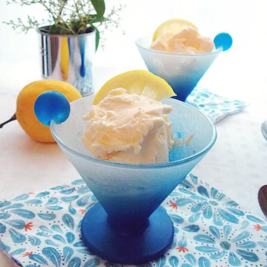 Lemon Curd Ice Cream