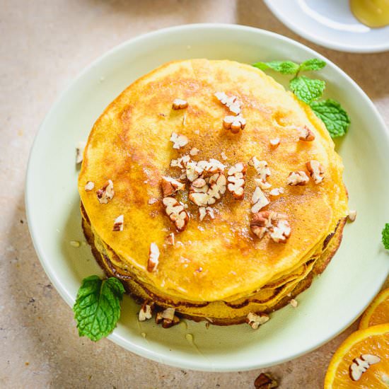 Whole Wheat Orange Pancakes