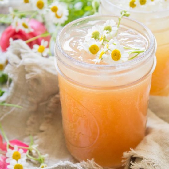 Pineapple Rosé Summer Cocktail