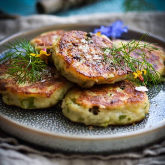 Fishcakes with Lovage and Capers