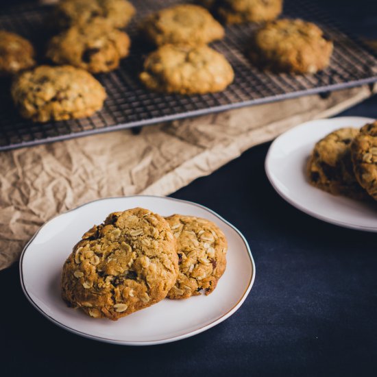 Oat, Coconut, & Sultana Biscuits