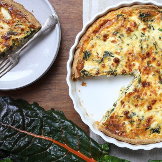 Rainbow Chard Tart