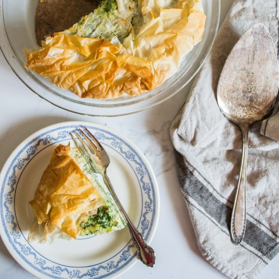 Spring-y Filo Quiche